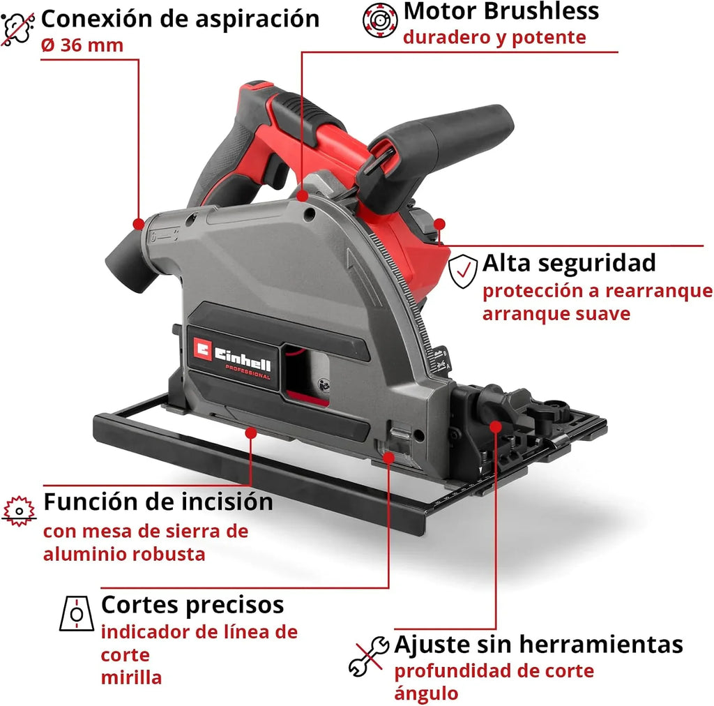 Einhell Professional Sierra de incisión con batería TP-PS 18/165 Li BL-Solo