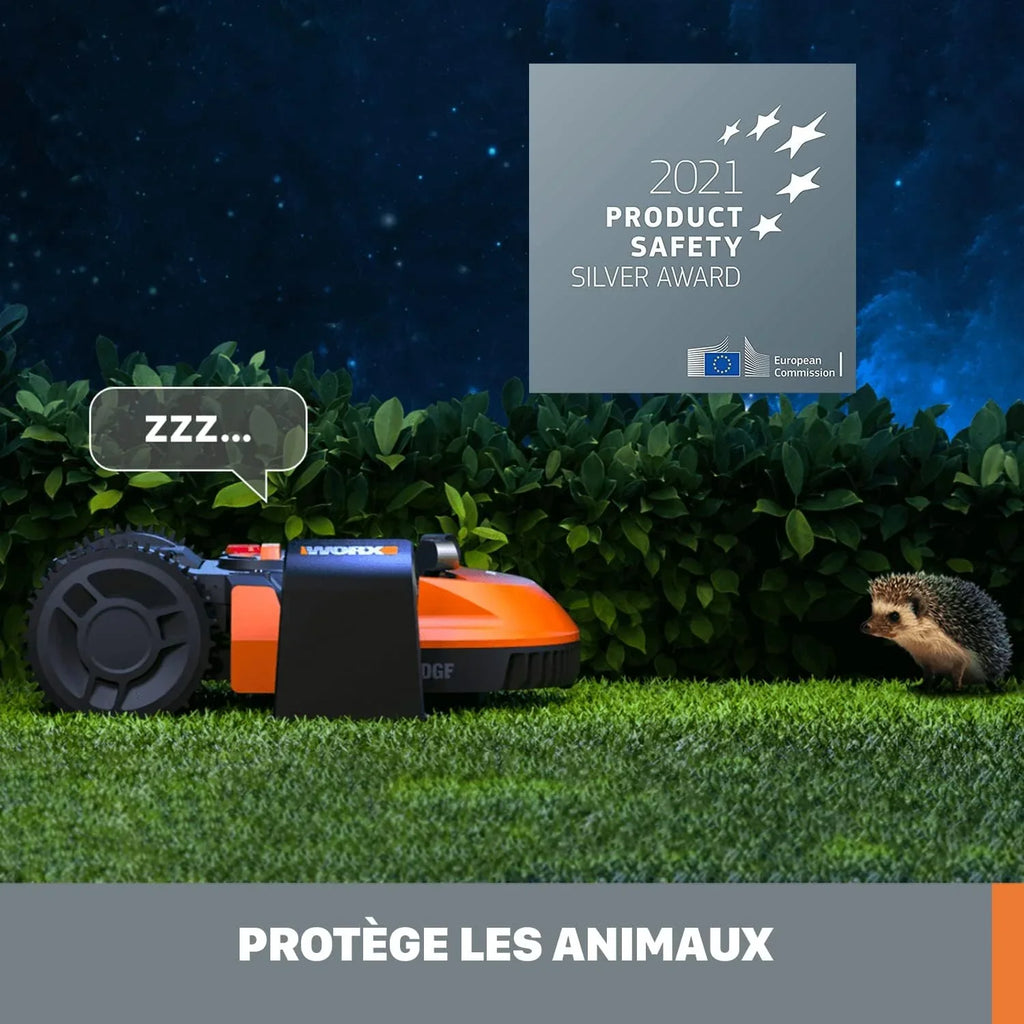 WORX Robot cortacésped Landroid M700 Plus 20V Máx. | WR167E | Superficie de hasta 700m2 | Pendientes de hasta el 35% | Navegación Inteligente |Cut to Edge 2,6 cm del Borde
