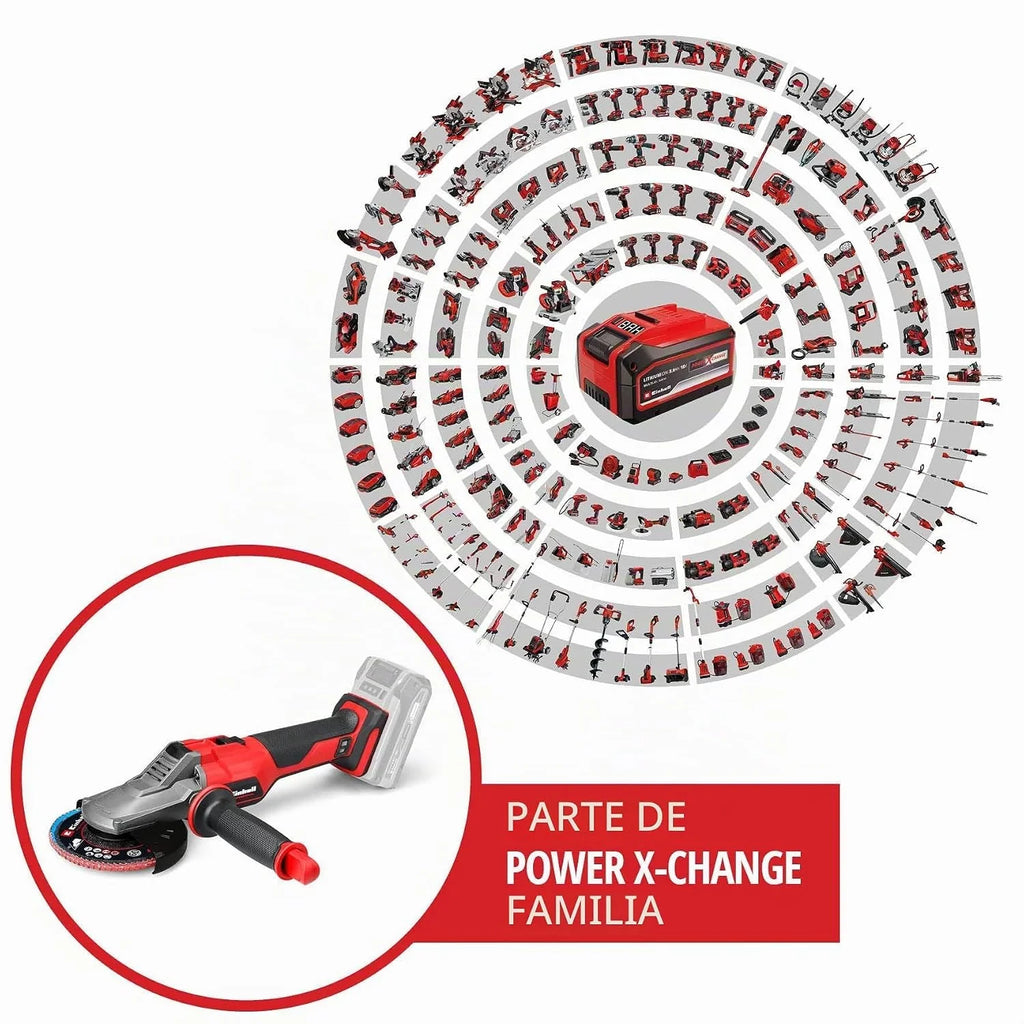Einhell Professional Amoladora angular a batería TP-AG 18/125 F Li BL