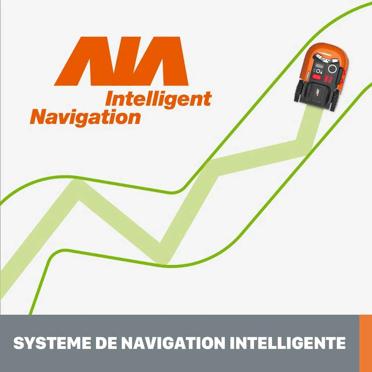 WORX Robot cortacésped Landroid M700 Plus 20V Máx. | WR167E | Superficie de hasta 700m2 | Pendientes de hasta el 35% | Navegación Inteligente |Cut to Edge 2,6 cm del Borde