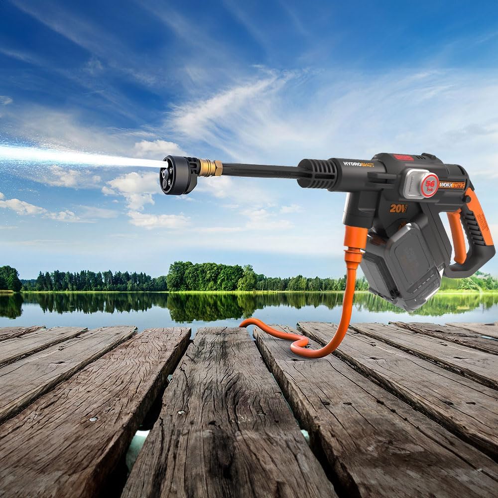 Worx WG633E Hidrolimpiadora Brushless 20V 4Ah 220L/h 50bar