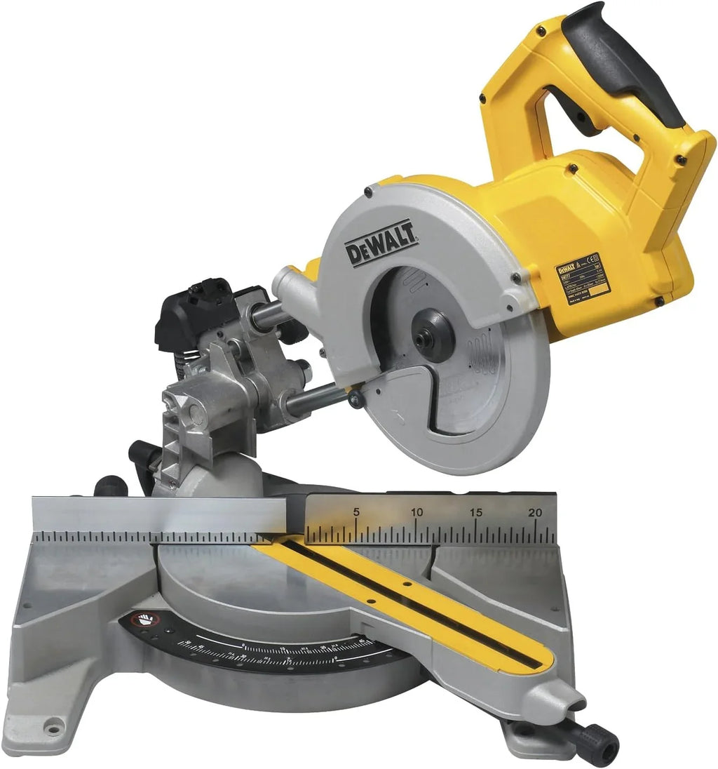 DEWALT - DWS777-QS -Sierra ingletadora radial - Sierra de alto rendimiento con sistema XPS - Corte de madera, plástico y aluminio - Ángulo de la hoja 48° - Ø de la hoja 216mm - Velocidad 6300rpm - 1800W [Clase de eficiencia energética A].
