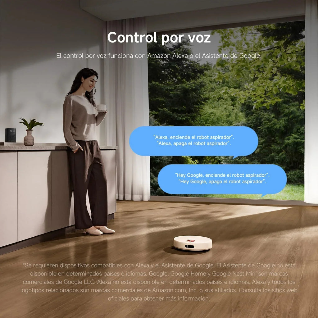 XIAOMI H40 Robot Aspirador con Auto-Vaciado, Aspiración 10000 Pa