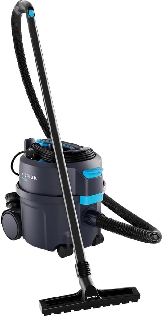 Nilfisk Aspirador Profesional VP300 HEPA Basic (Aspirador Industrial con Filtro HEPA, Capacidad de la Bolsa de Filtro 10 l, Potencia de succión 800 W, Flujo de aire 32 l/s) 107421144 (Nero)