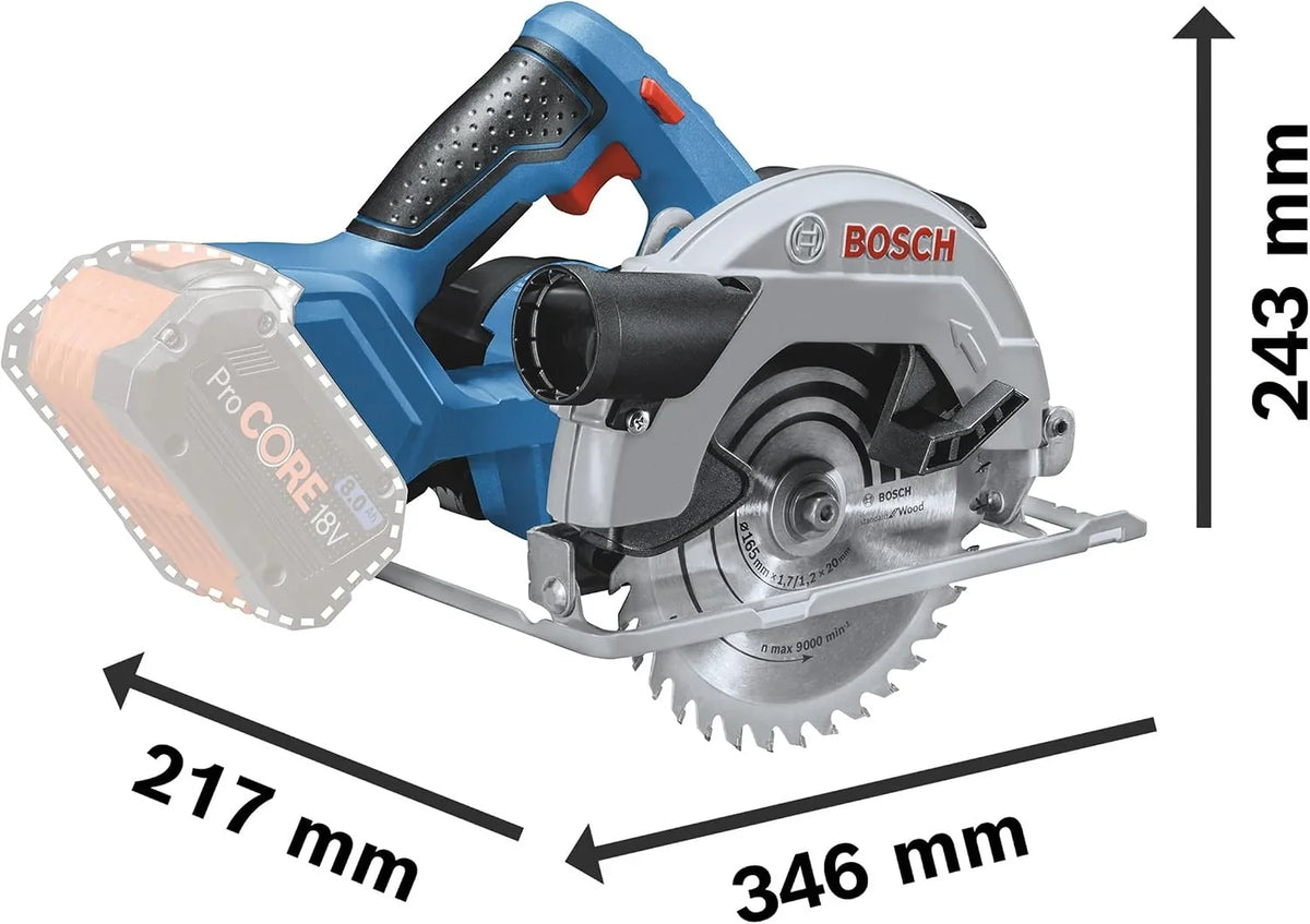 Bosch PRO Sierra circular a batería GKS 18V-57 G