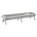 Bandeja Para Barbacoa Acero Inoxidable Plateado 158x42x31 Cm Vidaxl