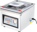 VEVOR Sellador al Vacío de Cámara 320 W Máquina de Envasado al Vacío de Acero inoxidable Tamaño Compacto de 320 mm para Cocina del Hogar Para Uso Comercial Para Alimentos Húmedos, Carnes y Adobos