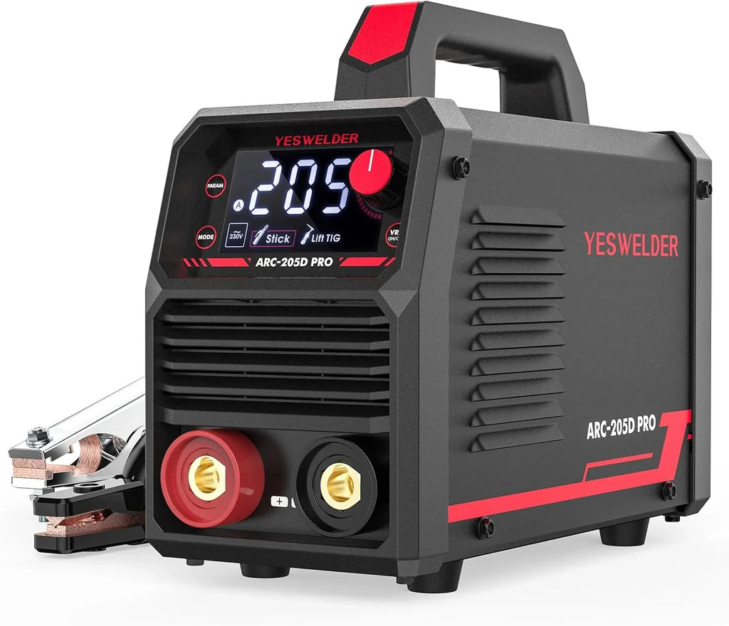 YESWELDER Soldador de Electrodo 205A, Inverter MMA Lift TIG 230V