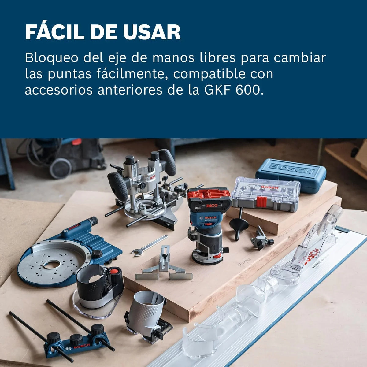 Bosch PRO Fresadora de cantos a batería GKF 18V-8
