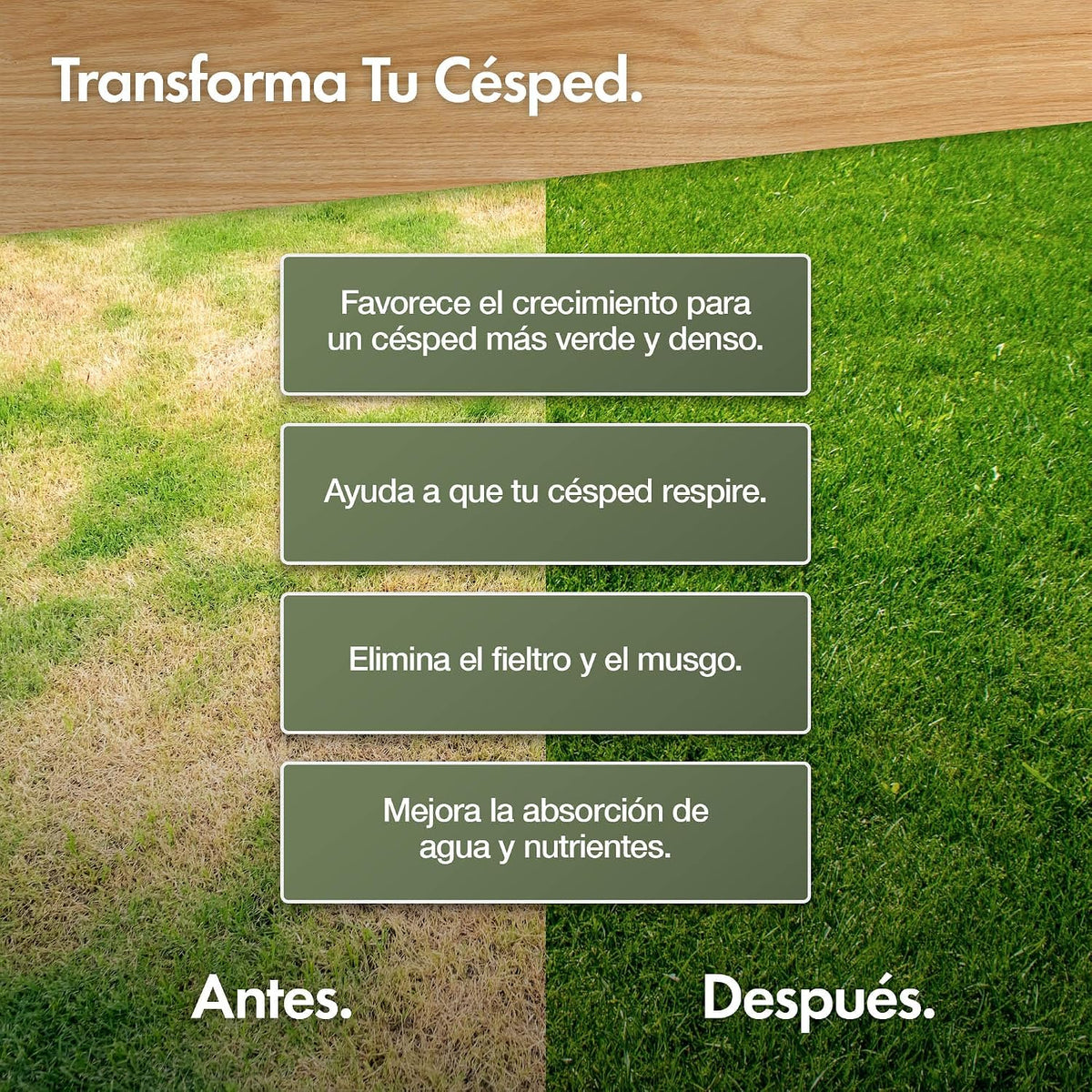 VonHaus Escarificador/Aireador/Rastrillo Eléctrico para Césped 1500W