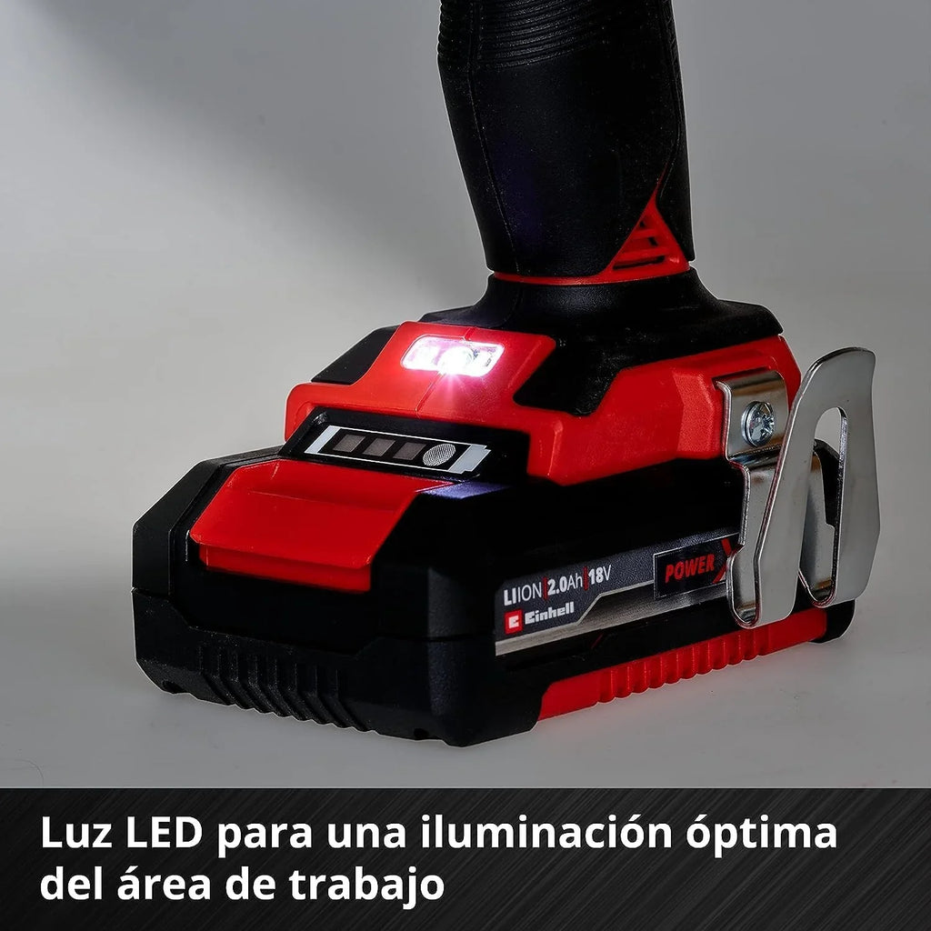 Einhell Professional Taladro percutor con batería TP-CD 18/50 Li-i BL Kit