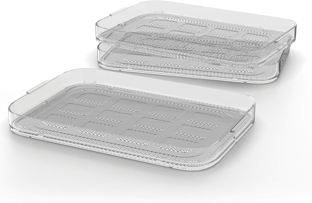 WMF Kitchenminis - Deshidratadora Snack To Go, 250 W con 5 bandejas altura regulable, pantalla LCD, 30-70ºC, libre de BPA,Tritan, Acero Inoxidable cromargan