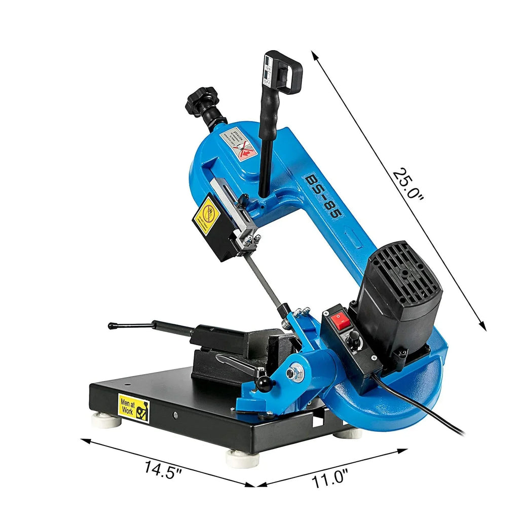 VEVOR Sierra de cinta de metal sierra de cinta 1000W adecuada para trabajos de corte de madera/vidrio/metal