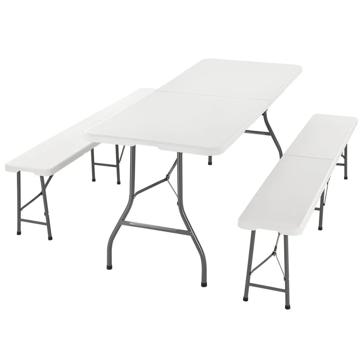 2025 Conjunto de mobiliario plegable para fiestas Bayreuth 180x70x74 cm