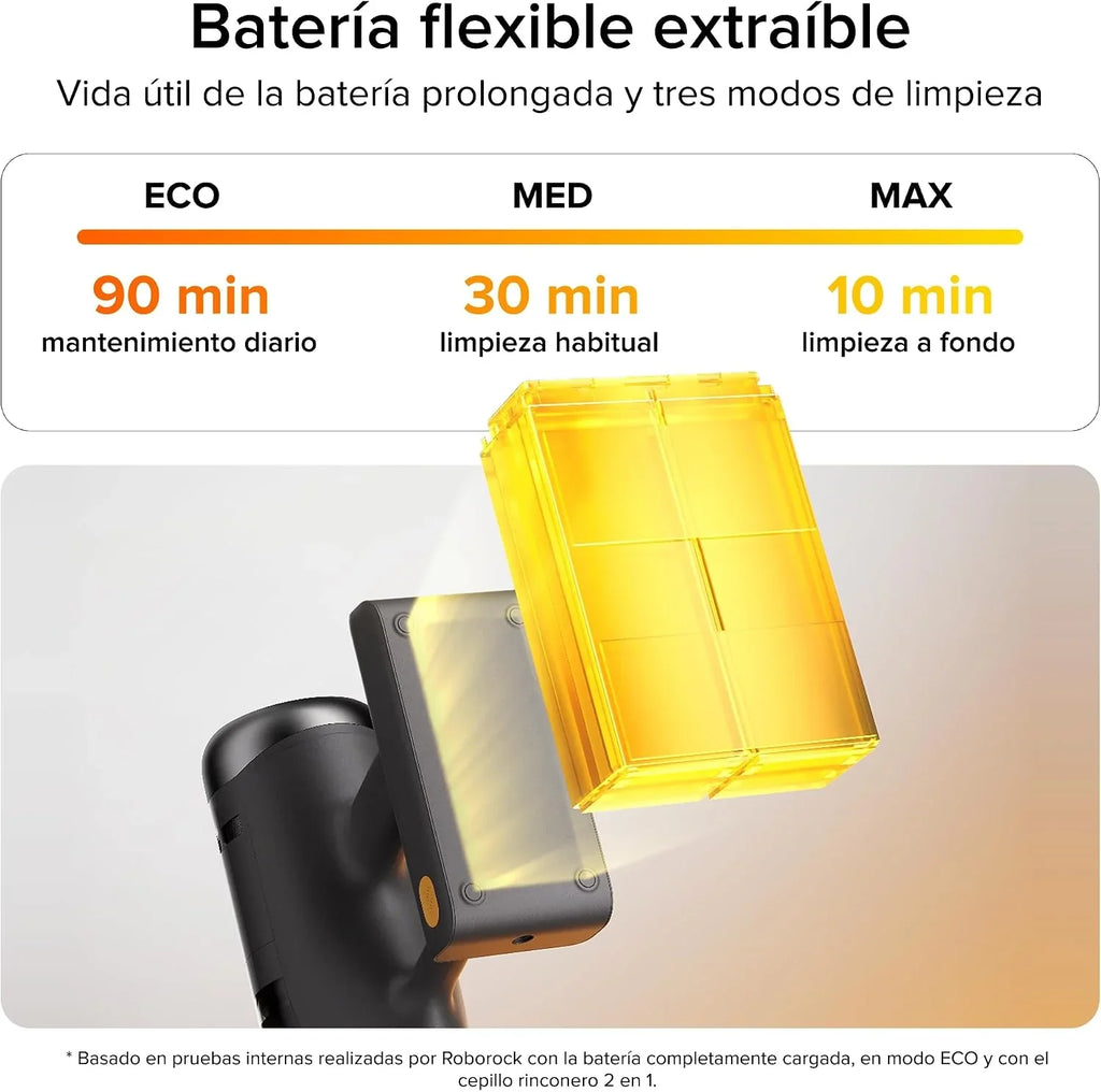 roborock H60 Hub Ultra Aspiradora sin Cable con Base de Vaciado Automático